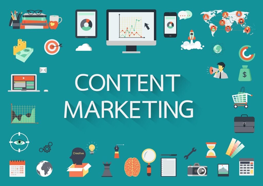 Created a content for product or service and uploaded on all types of Marketing channels.